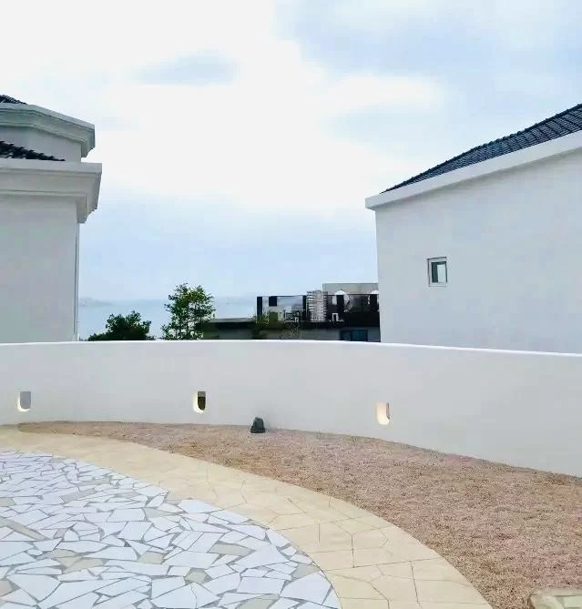 6-深圳南澳蜜悦·深圳藍白聖島懸崖泡池美宿酒店-藍白色調及歐式地磚
