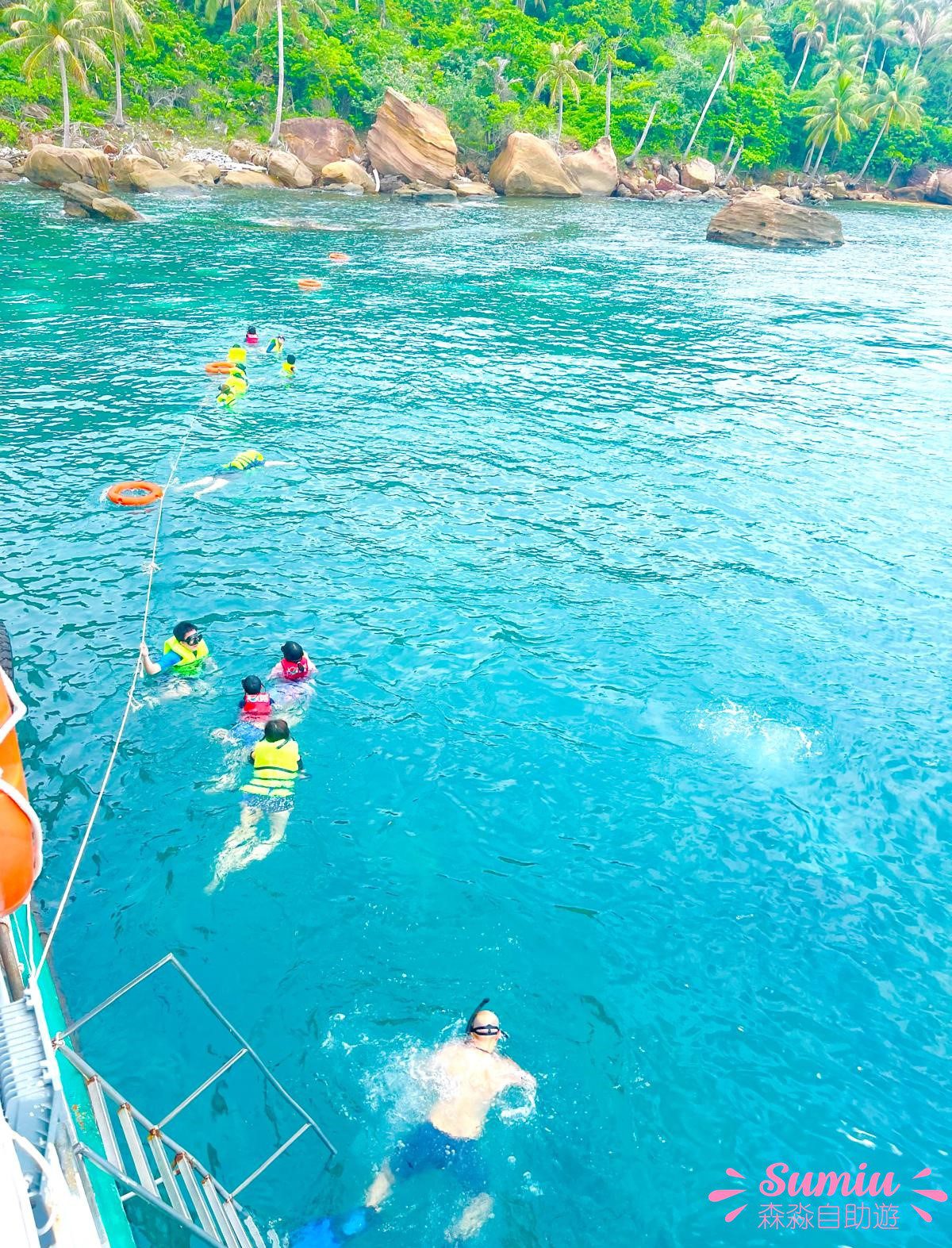 富國島浮潛snorkling in phu quoc