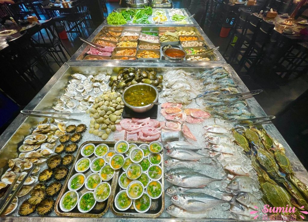 富國島中部美食｜N90 炭燒海鮮自助餐｜百元任吃磯燒海產！