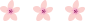 pink flower divider