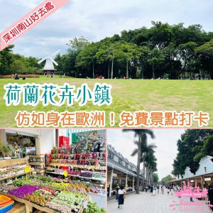 深圳南山區好去處｜荷蘭花卉小鎮仿如身在歐洲，免費景點打卡+買花好去處｜交通｜開放時間